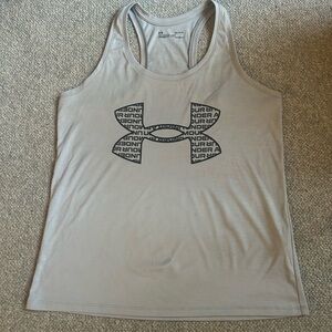 Under Armour Gray Athletic Tank Top